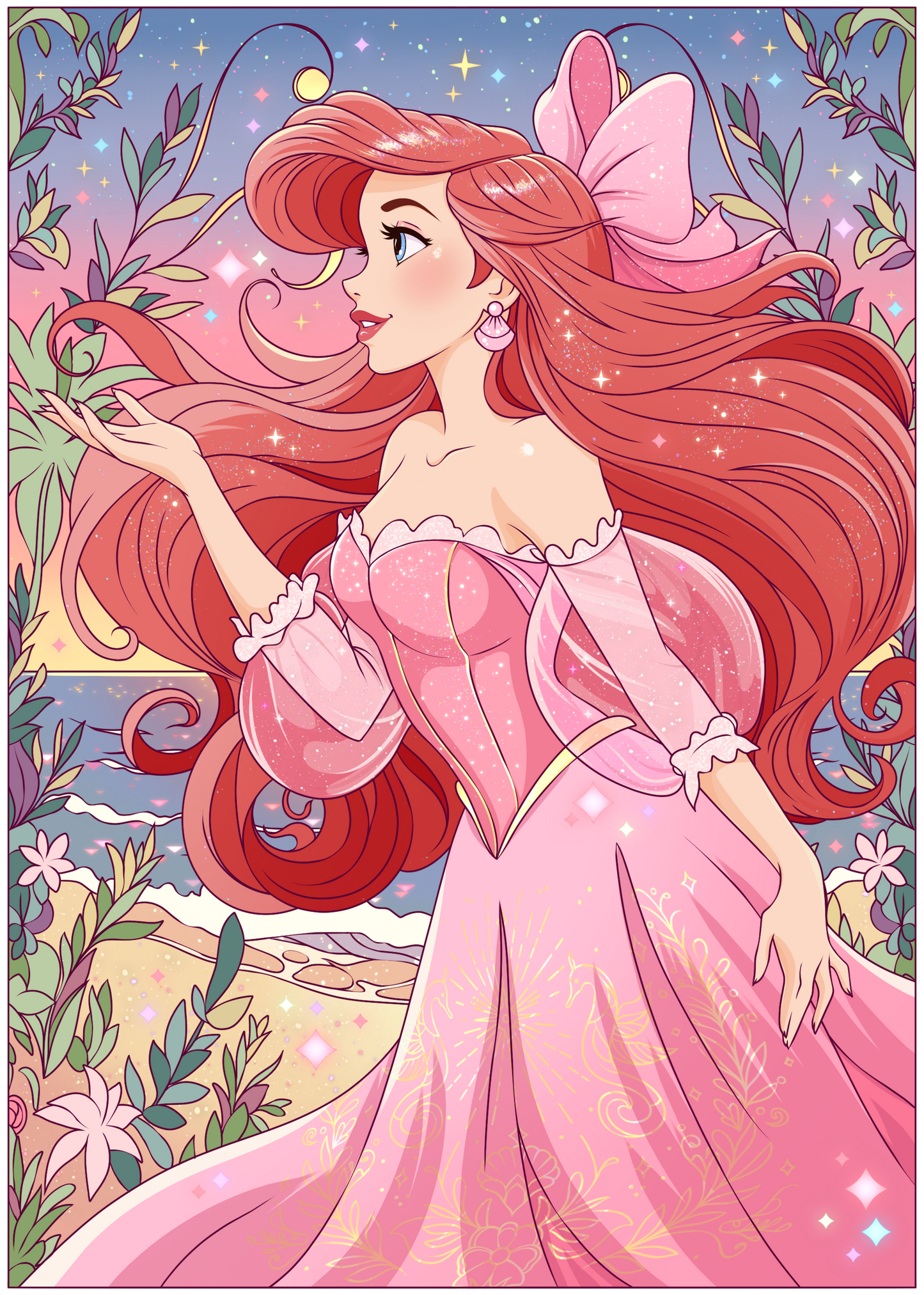 Ethereal Collection: Ariel (Pink Dress)