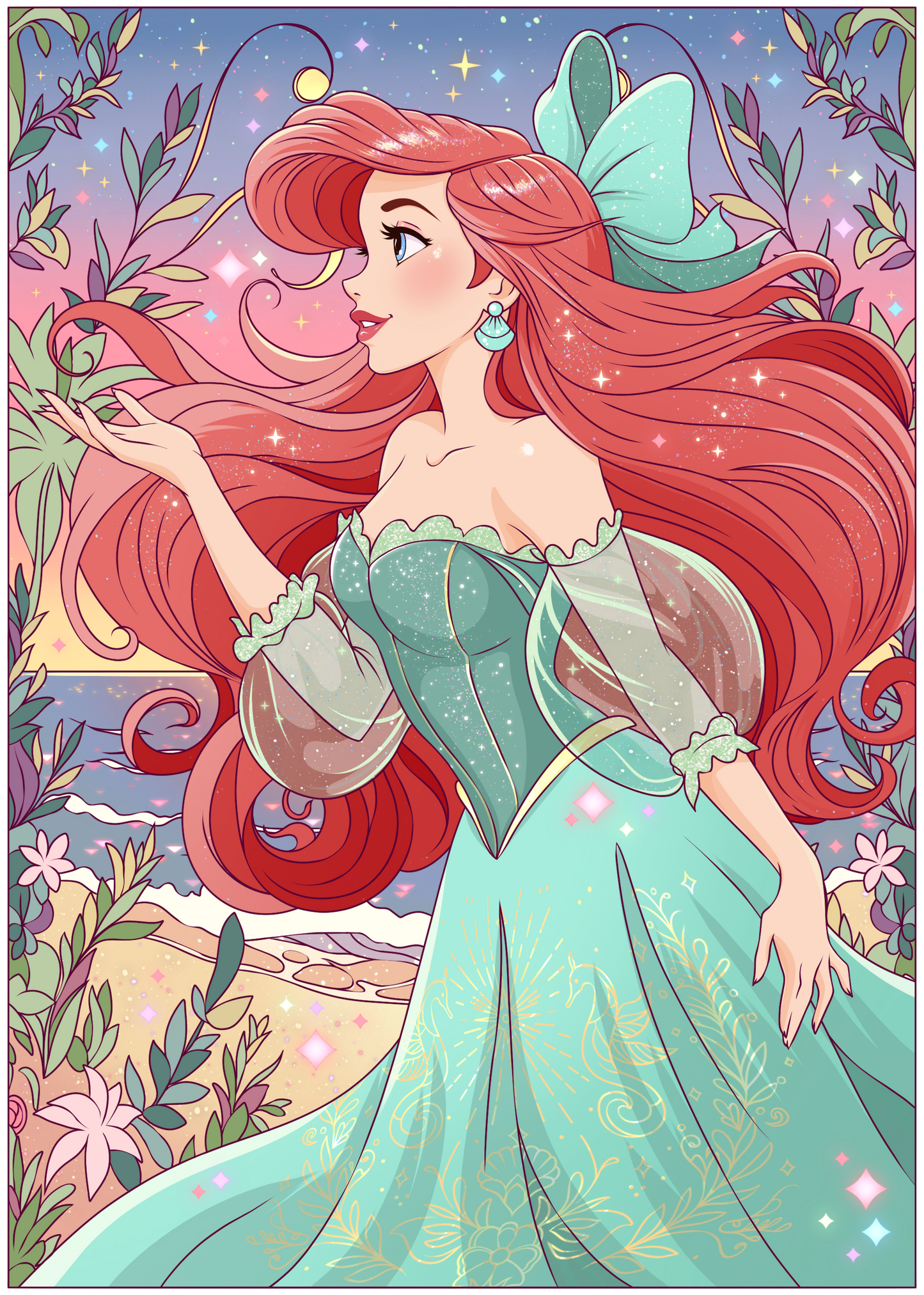 Ethereal Collection: Ariel (Green Dress)